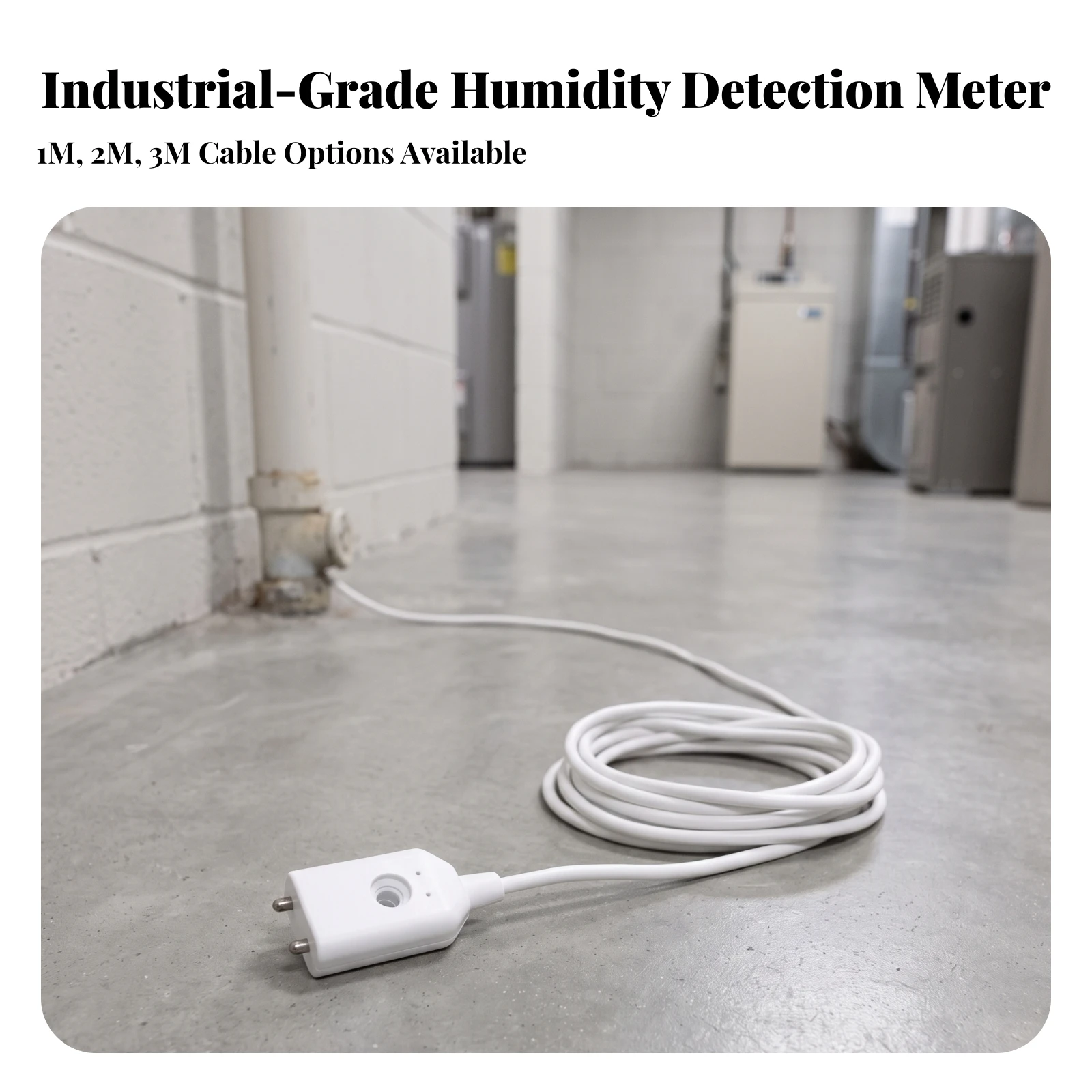 Water Leak Sensor Sensor Wired Water Sensor Sensor Leak Sensor with Metal Electrodes Quick Detection Easy Installation