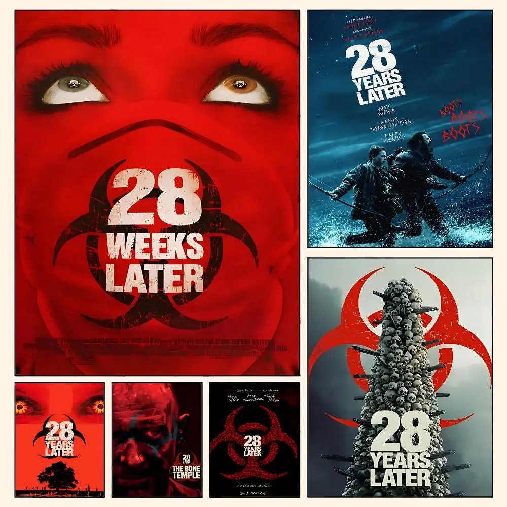 28 Years Later Poster Waterproof HD Modern Peel And Stick Wall Decor Living Room Dorm Garage