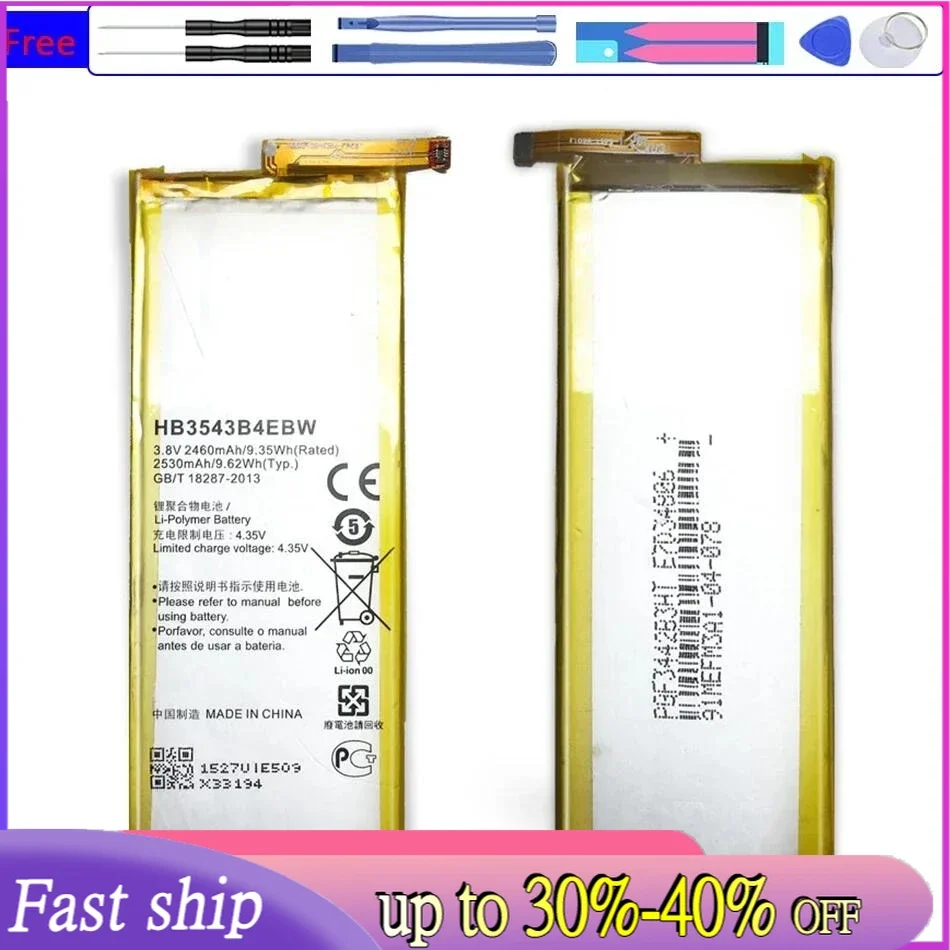 HB3543B4EBW аккумулятор для телефона Huawei Ascend P7 L07 L09 L00 L10 L05 L11 Сменные аккумуляторы + бесплатные инструменты