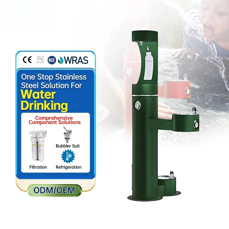 

Customized 304 316 Stainless Steel Water Cooler Dispenser Drinking Water Fountain Outdoor Bottle Filler