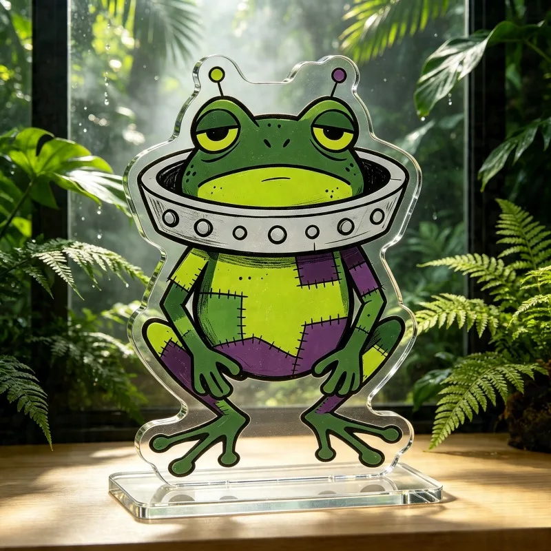 1pc Weird Halloween Frog Acrylic Stand
