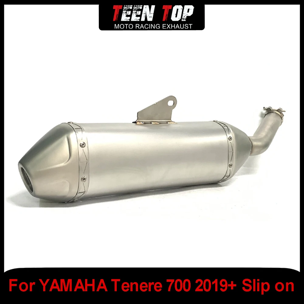 

For YAMAHA Tenere 700 Slip on Exhaust Motorcycle Stainless Steel Exhaust Elbow T-700 2019+ Exhaust Connection Pipe Muffler