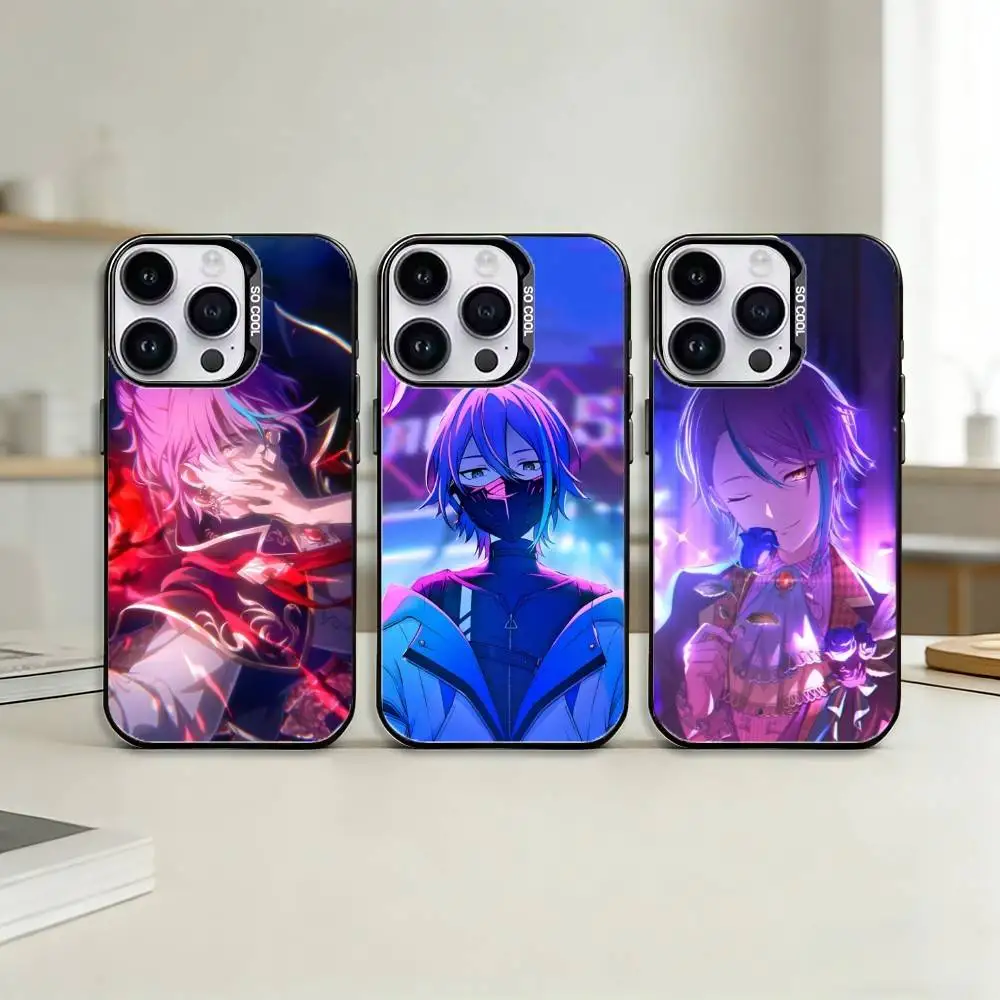 

Kamishiro Rui Project S-SEKAI Phone Case For iPhone 17,16,15,14,13,12,11,Pro Max,Plus Candy Silver Cover