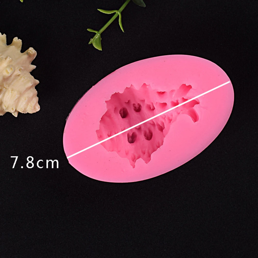

6 Pieces Pearl Shape Cake Mold Pink Silicone Shells Ocean Series Cookie Jelly Chocolate Fondant Cakes Kids Safe Clean Durability