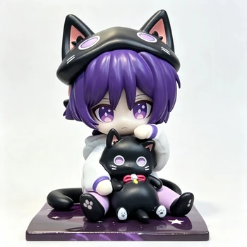 Figura de Anime miHoYo Genshin Impact Wanderer Fairy Tale Cat Versión Q