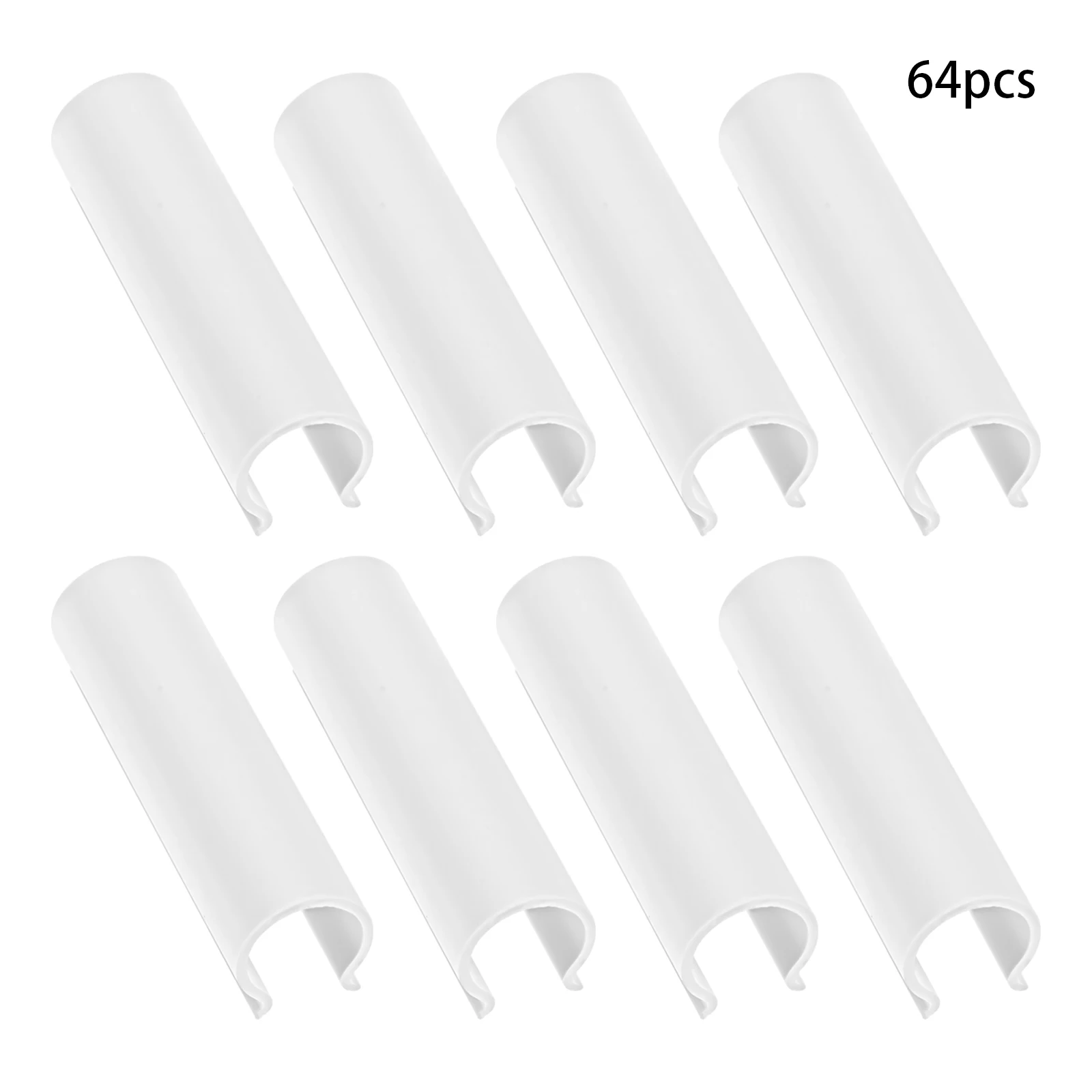 

64 шт. 1/2 "защелкивающийся зажим для тепличной трубы, ПВХ, зажимы для крышек для бассейна, крышки для рядков, пленка для теплицы, аксессуары для садовой рамы для растений