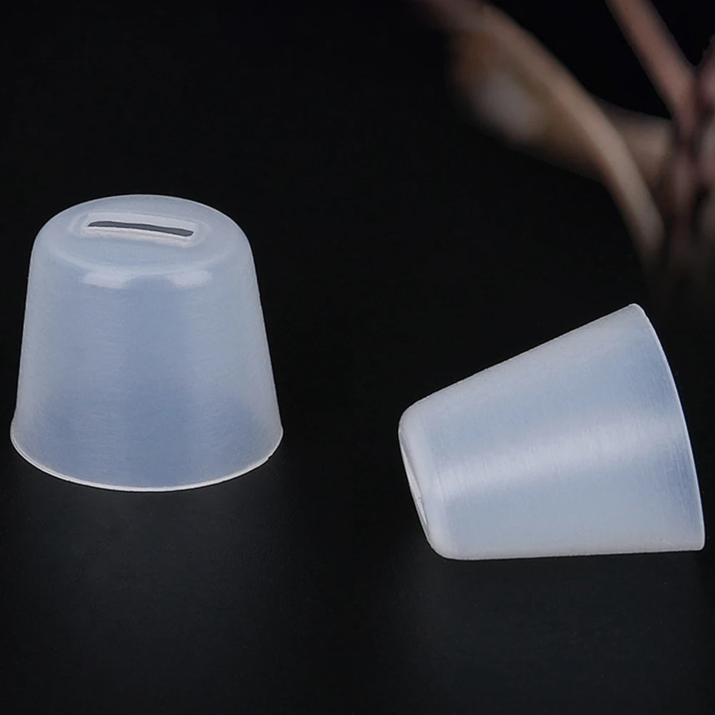 

Flute Mouthpiece Protector Small Size Lightweight Portable White Silicone Cover For Instrument Accessories Ocarina Supplies