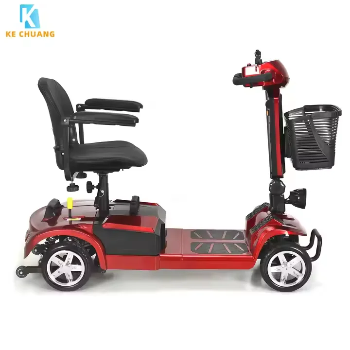 Latest 2025 Model Lightweight Max Loading 150kg Folding With Big Light Electric Mobility Scooter For Disabled