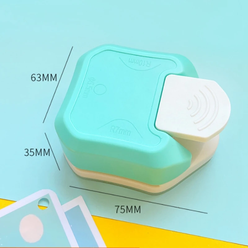 3 In 1 Corner Cutter Corner Punch,R7mm+R10mm Cutting Radius,5.5Mm Circle Craft Punch Paper Punches For Crafting