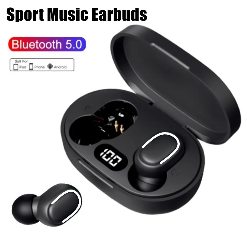 Auriculares inalámbricos con Bluetooth, audífonos estéreo con cancelación de ruido, deportivos, para música, para Xiaomi Redmi y Huawei