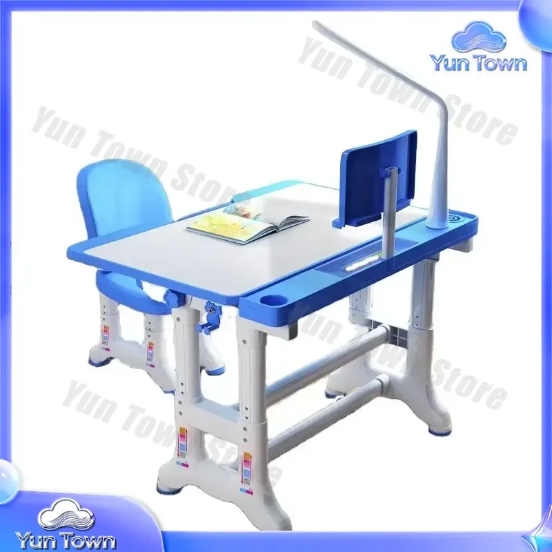 Height Adjustable Ergonomic Learning Desk for Children Writing Desk with Chair Set for Study Room Home Office School