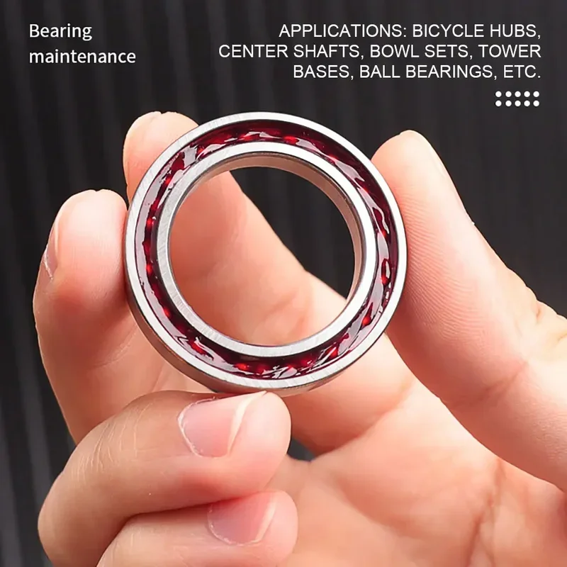 مسدس شحم الدراجة MTB من سبائك الألومنيوم، أداة تشحيم محور محمل كروي دقيقة مع حقنة لإصلاح وصيانة ركوب الدراجات