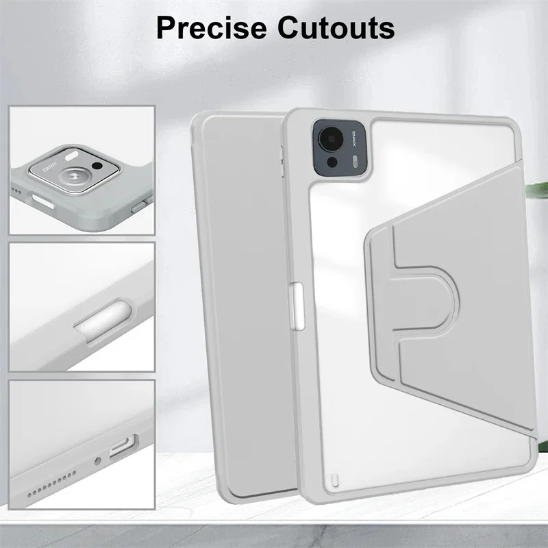 

Вращающийся на 360 градусов чехол для планшета Huawei Honor Magic Pad 2 12,3 дюйма Magic Pad 3 13,3 дюйма с подставкой для карандашей Smart Clear Cover