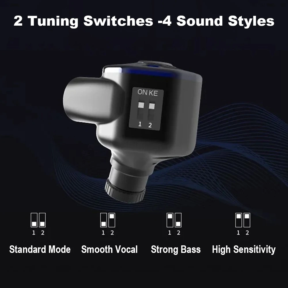 2DD + 2BA + 1 PZT IEM سماعات داخل الأذن سماعات أذن HiFi سماعات رأس سلكية 2pin كابل قابل للاستبدال RAPTGO BRIDGE سماعة أذن هجينة #3