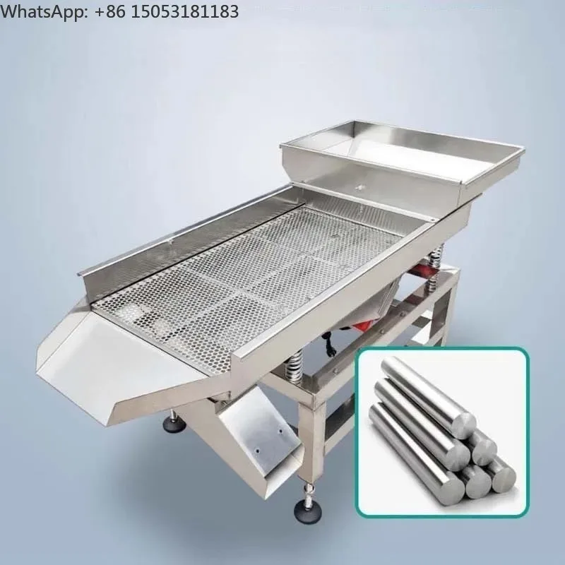 High Efficiency Linear Vibrating Screen Industrial Particle Powder Separation Sieve Equipment