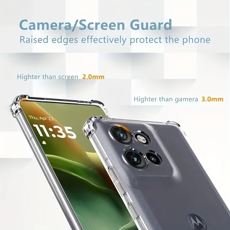 حافظة هاتف شفافة لهاتف موتورولا موتو جي بلاي 2026 5G غطاء خلفي من السيليكون الناعم لهاتف موتورولا موتو جي 2026 5G حافظة شفافة #2