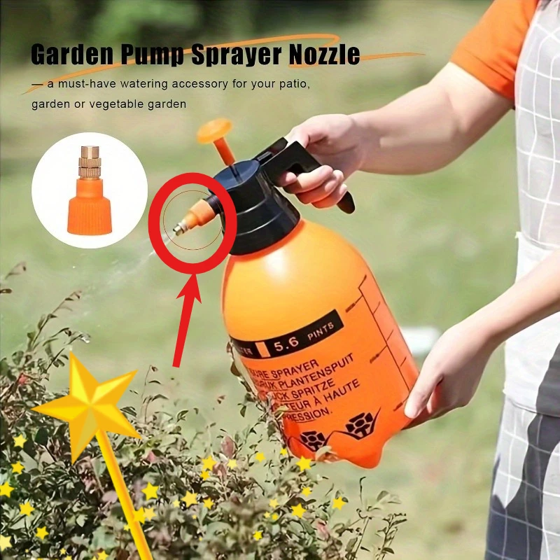 5PCS Adjustable Garden Sprayer Nozzles Multi-Mode Watering Replacement Spray Bottle Caps For Garden Irrigation
