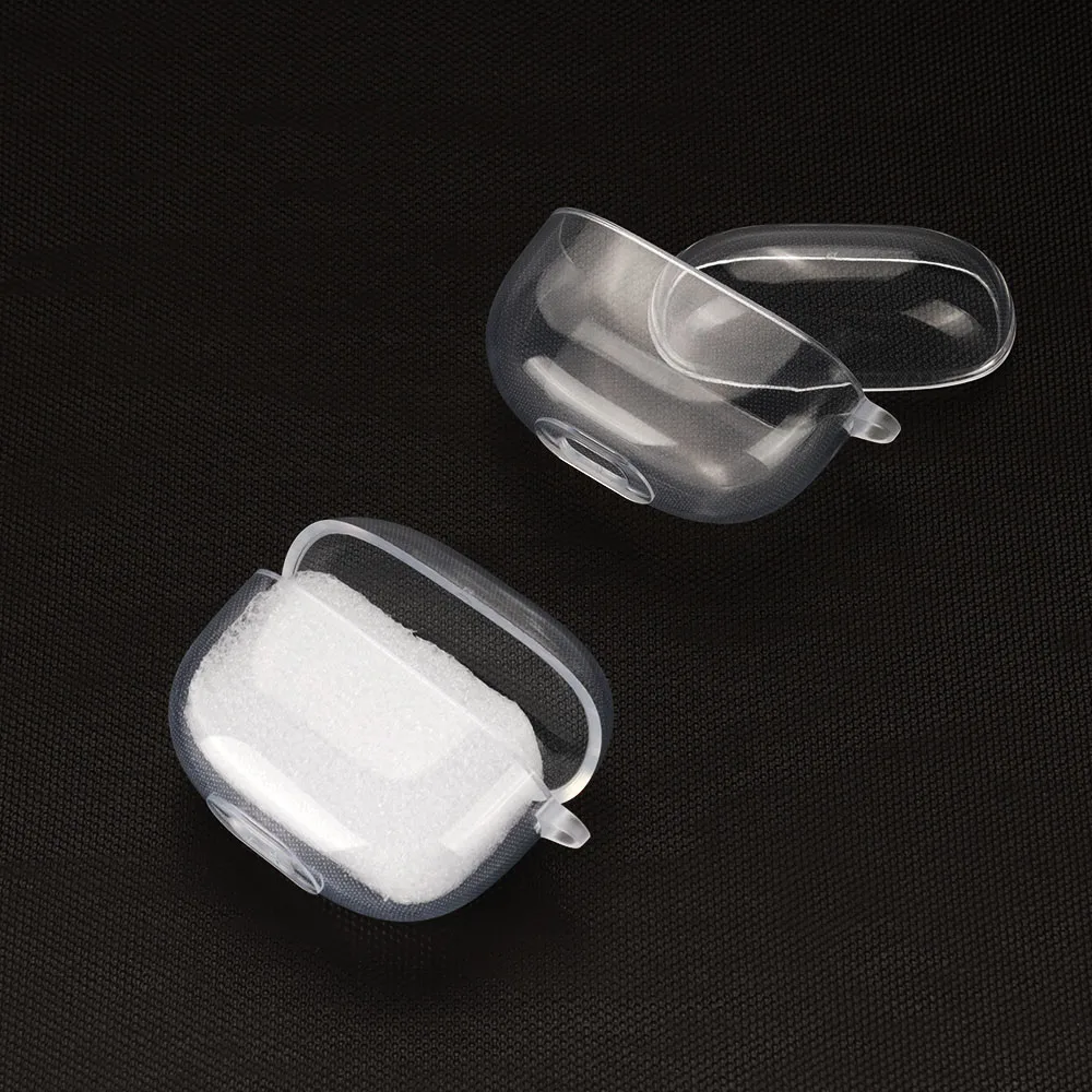 Funda de silicona TPU para QCY T20 / Ailypods / HT05/MeloBuds ANC / T17/T18, cubierta transparente para auriculares, caja protectora a prueba de golpes