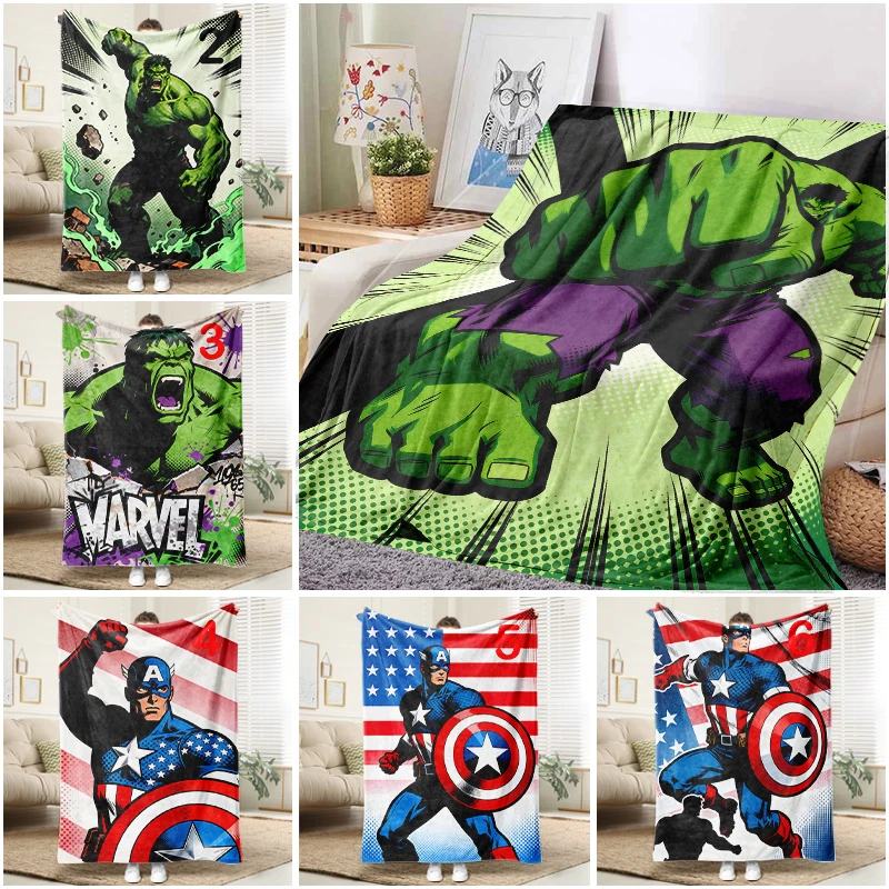 

Marvel Hulk Fist Blanket Soft Flannel Throw Sofa Bed Cover for Kids Adults Gift