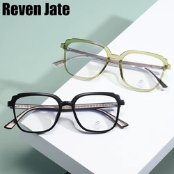 Reven Jate 81229 Acetate Anti Blue Ray Light Blocking Filter Reduces Digital Eye Strain Clear Regular Computer Gaming Glasses