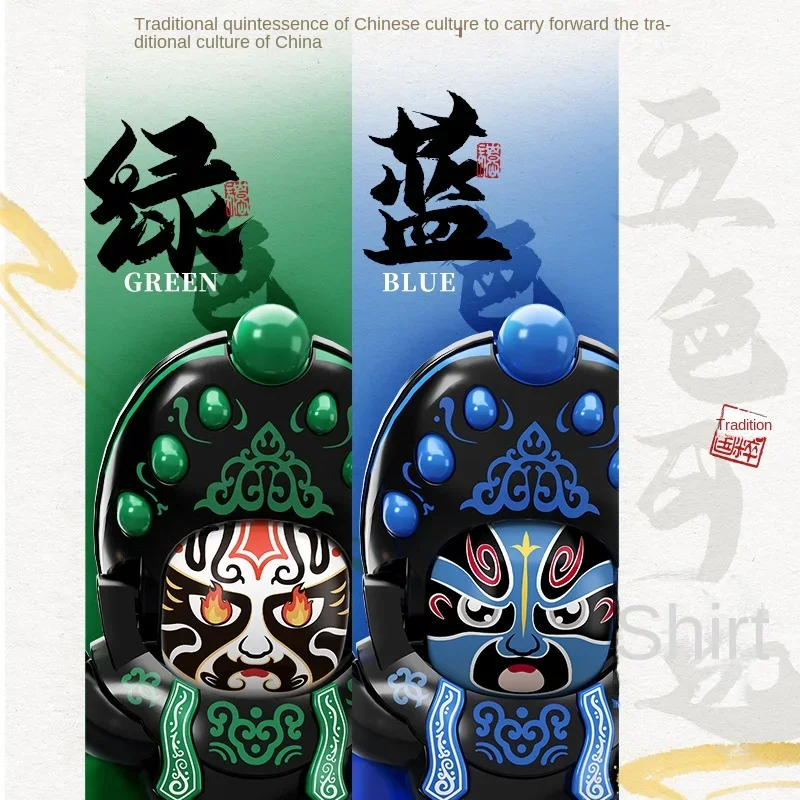 China Sichuan Opera Five Kinds of Face-changing Dolls Cosmetic Decoration Decompression Birthday Gifts for Children and Adults