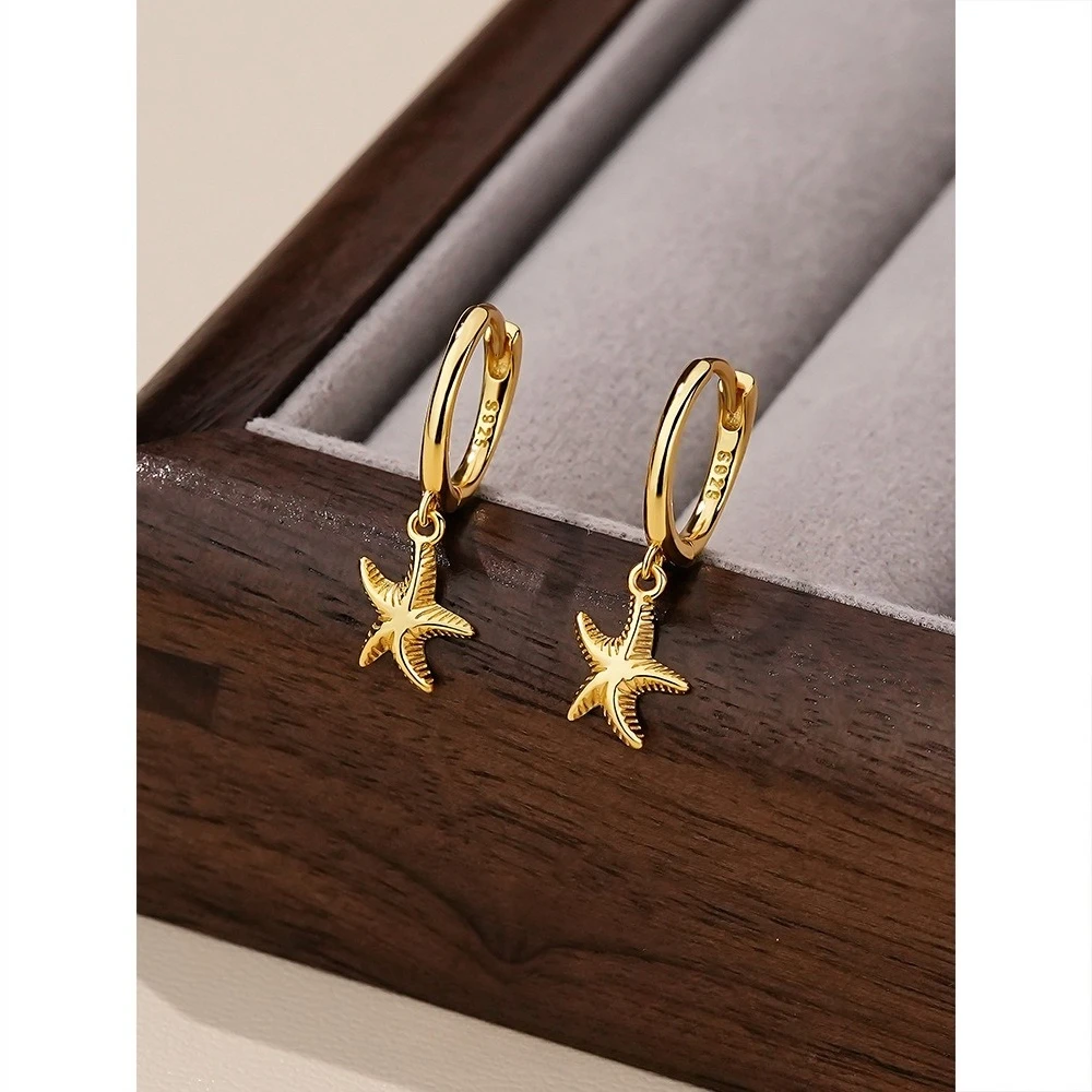 

2025 New Arrival! Minimalist Starfish Drop Earrings