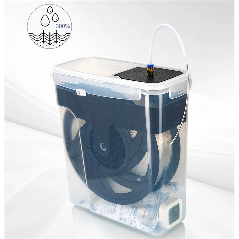 A26P 4L Sealed Tank Moisture-Proof 3D Printer PLA Consumable Drying Oven Tray Seal Ring Storage Box