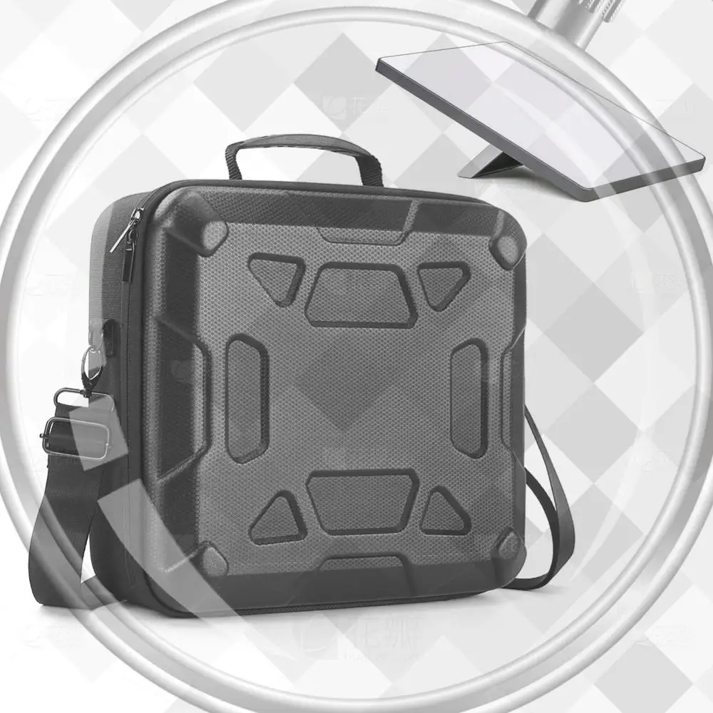 

For Starlink Mini Anti-Scratch Storage Box with Dual Carry Options Protective Storage Bag Wear Resist Power Cord Storage Handbag