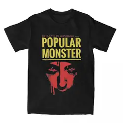 Moda che cade In retromarcia popolare mostro T Shirt uomo donna puro cotone rock band Tees Shirt stampata top