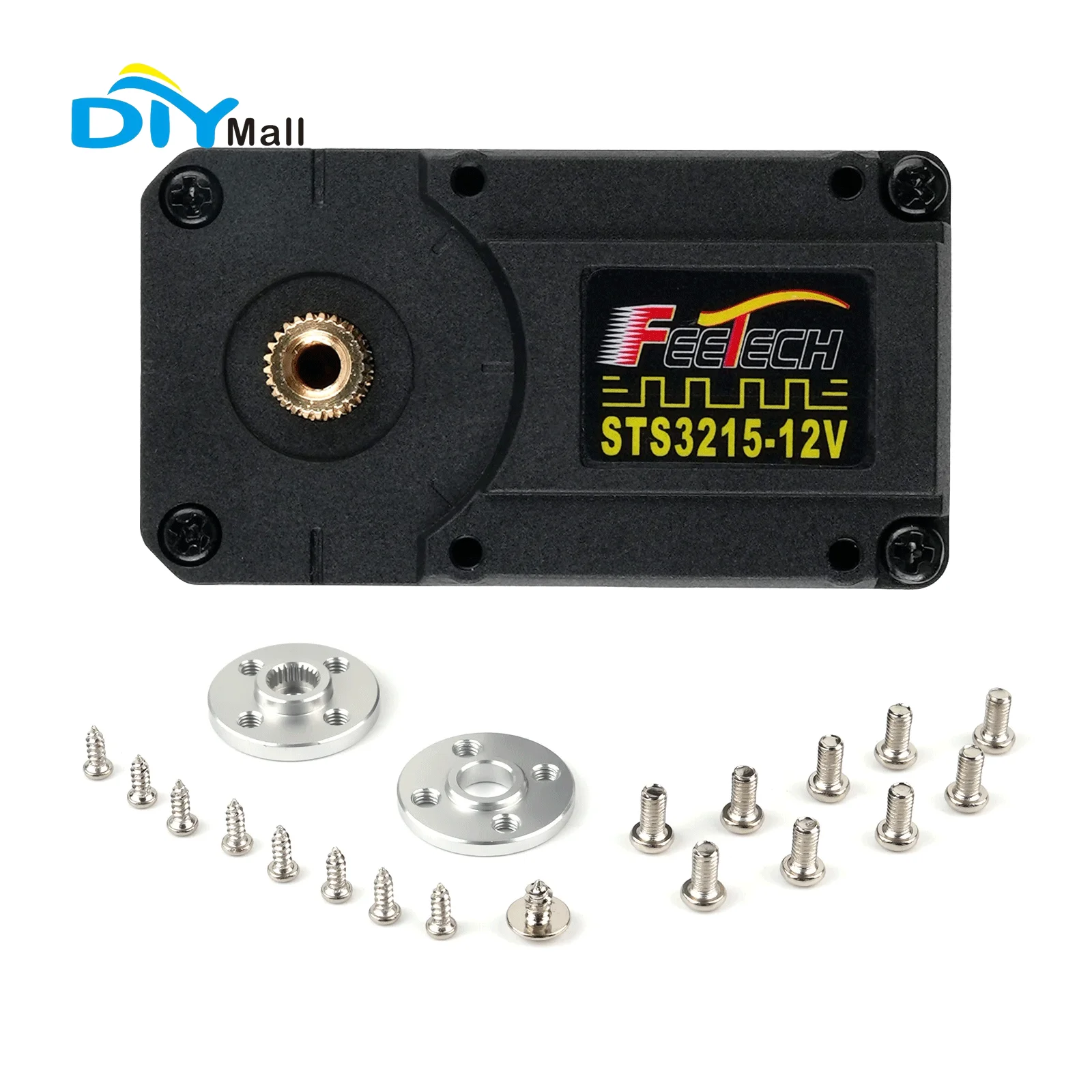 

Feetech STS3215 30kg.cm Digital Servo 12V 360 Degree Smart TTL Serial Bus Robot Servo For Teaching Robotic Arm