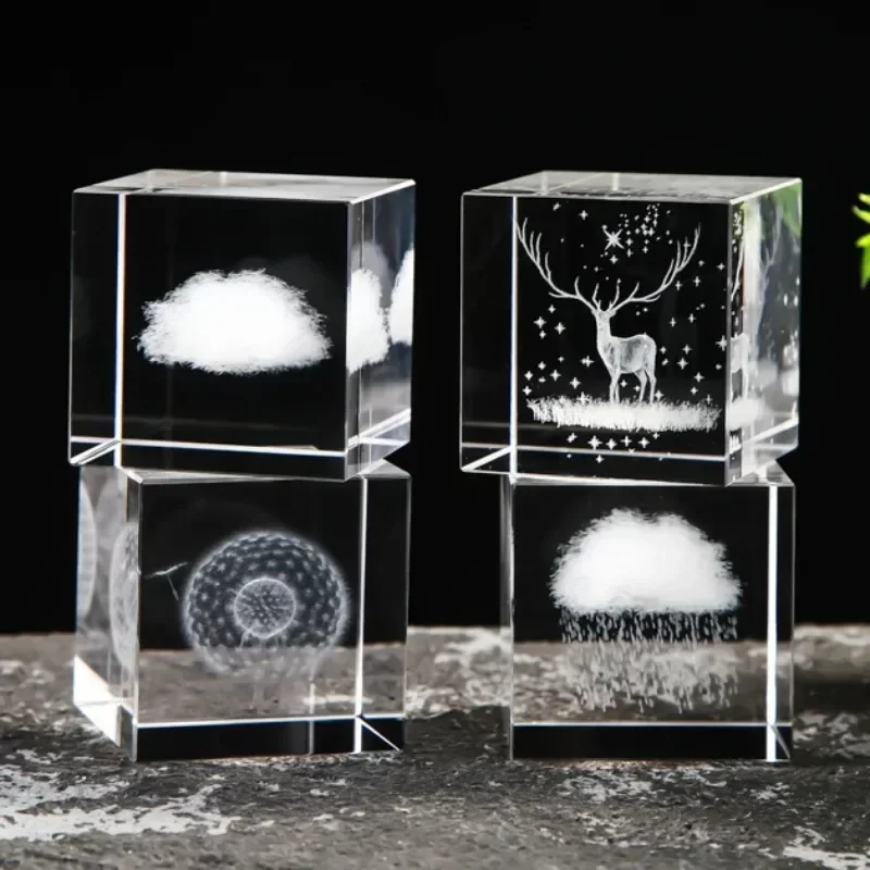 1 Crystal Decoration, Moon, Galaxy And Other Collection Crafts, Beautify Home Holiday Gifts 1 Crystal Decoration, Moon, Galaxy A