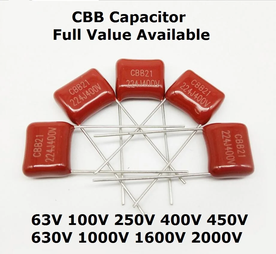 10szt 400V 224 474 334 394 474 564 684 754 824 103 223 333 473 683 104 154 105 125 205 155 175 185 J 400V CBB Kondensator 0.0UF NF