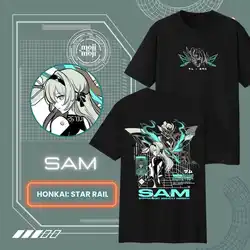 เสื้อยืดลาย SAM firefly honkai Star Rail HSR firefly