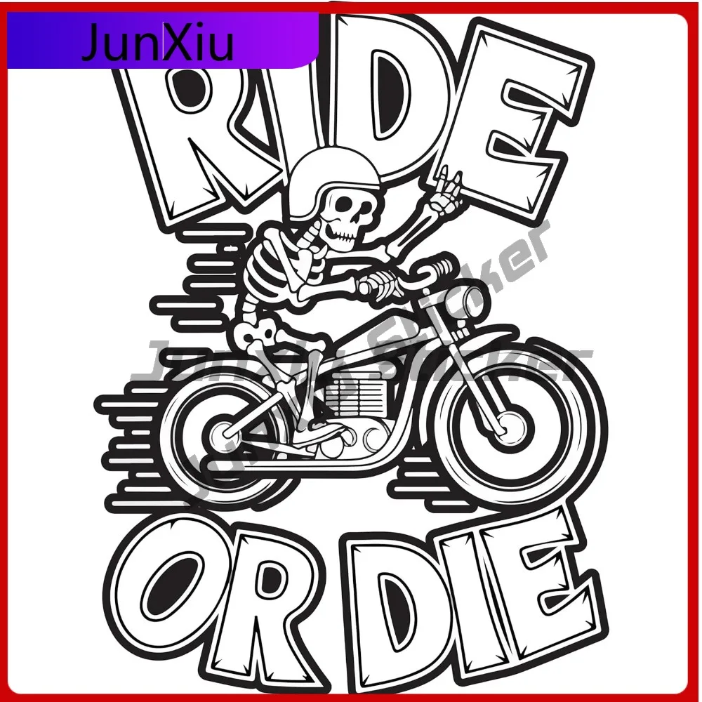 

Ride.or.die Biker Stickers Cool Biker Motorcycle Helmet Stickers Bikers Rocker Sticker Laptop Wall Window Bumper Decal X 500 Mot