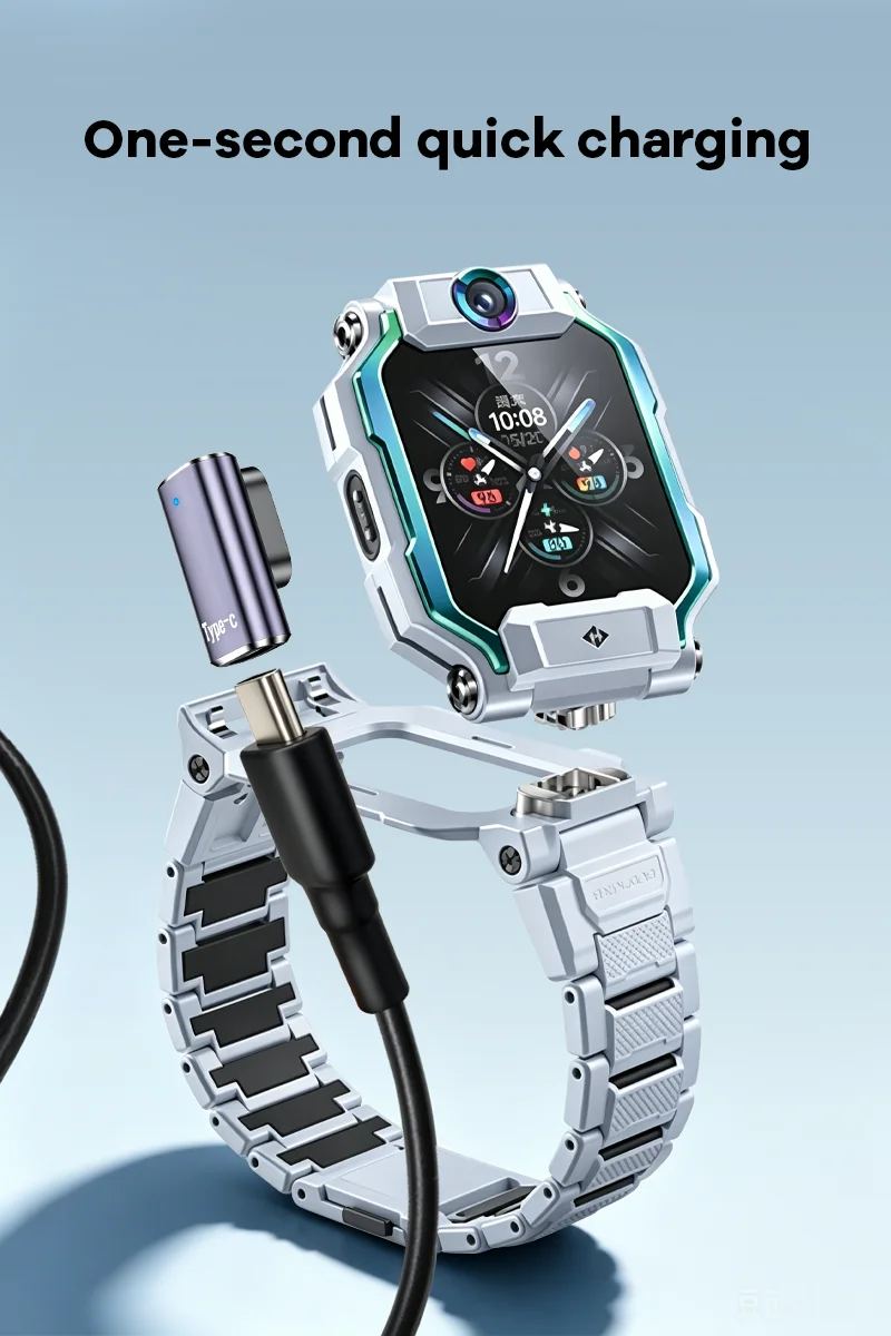 YZNRR Magnetic Adapter for imoo Kids Smart Watch, Type‑C Female Input, N52 Strong Magnet, Built‑in Short‑Circuit Protection