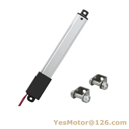 Imagen 2 del producto Alta calidad 6V 12V 24V DC Micro nuevo actuador lineal motor DC 30/50/75mm 100mm 150mm carrera personalizada 188N fuerza envío gratis