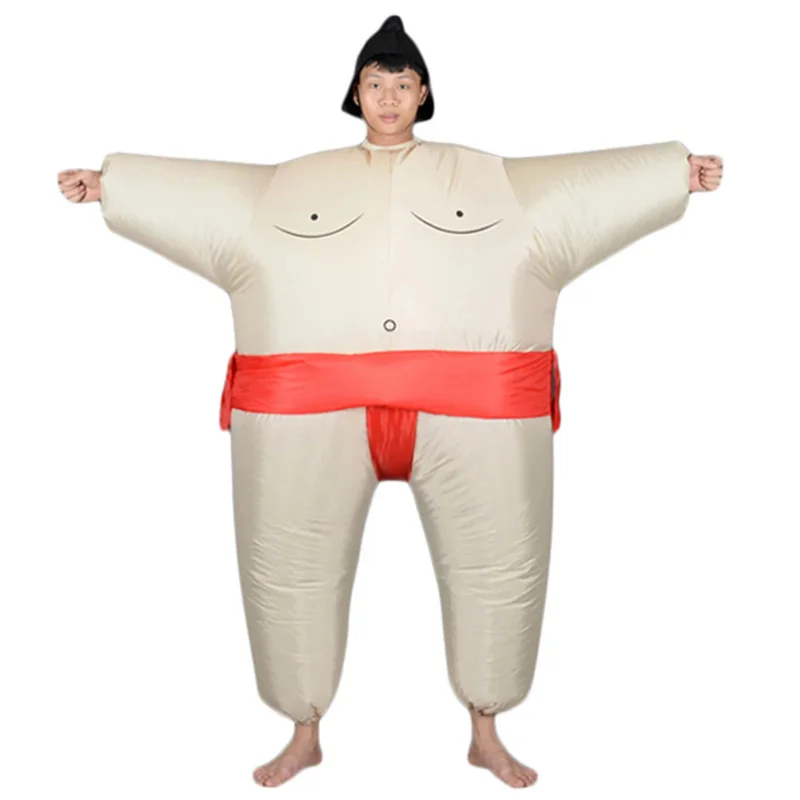 Halloween Costume Sumo Inflatable Birthday Party Fighter Inflatable Christmas Wrestling Role Play Dress Up for Kids and Adult