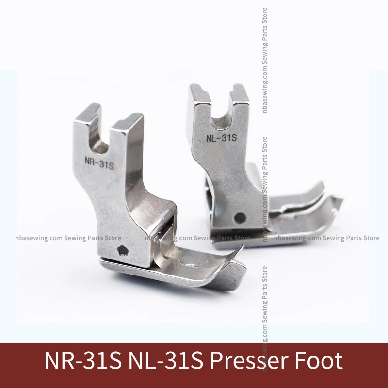 

Nl-31S Dark Line Tangent Presser Foot, All Steel NR-31S Pit Presser Foot, Collar Mounted Waist Presser Foot