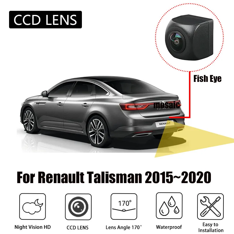 

Rear View Camera Accessories For Renault Talisman 2015 2016 2017 2018 2019 HD CCD/Night Vision/Backup Reverse Parking Camera