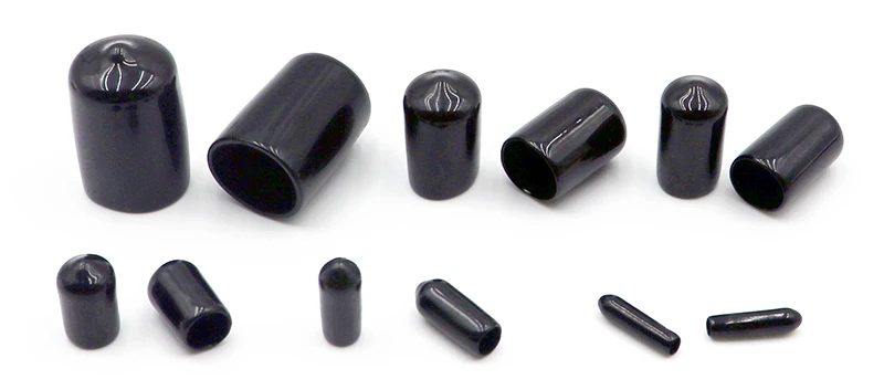 Gummikappe Schutzhülse Endkappen Silikonstopfen Kunststoffstopfen Schwarz Rot Weiß Transparent Blau Gelb Grün Größe 1,3 mm-90 mm – Detail 9