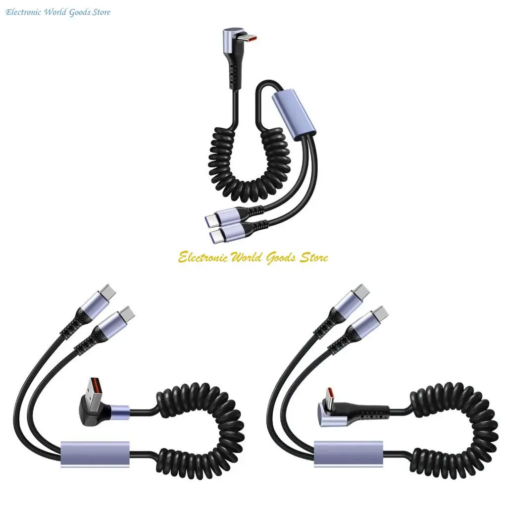 

A3PD Type C Автопожарный шнур с выдвижным USB A To Type C Кабель для электроники