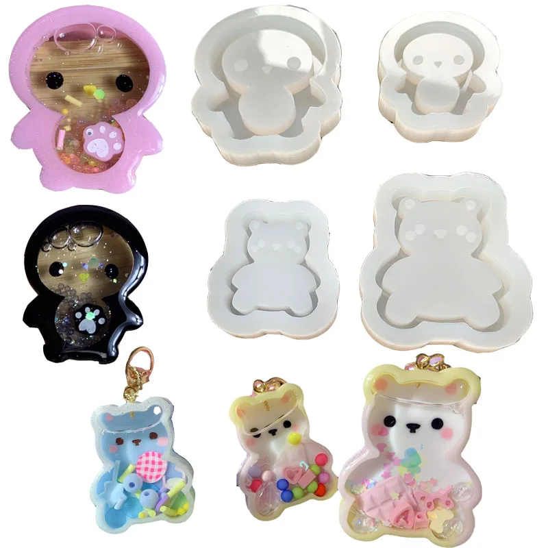 

DIY Penguin Bear Epoxy Resin Mold Jewelry Mold Jewelry Tools Jewelry Accessories Shaker Mold