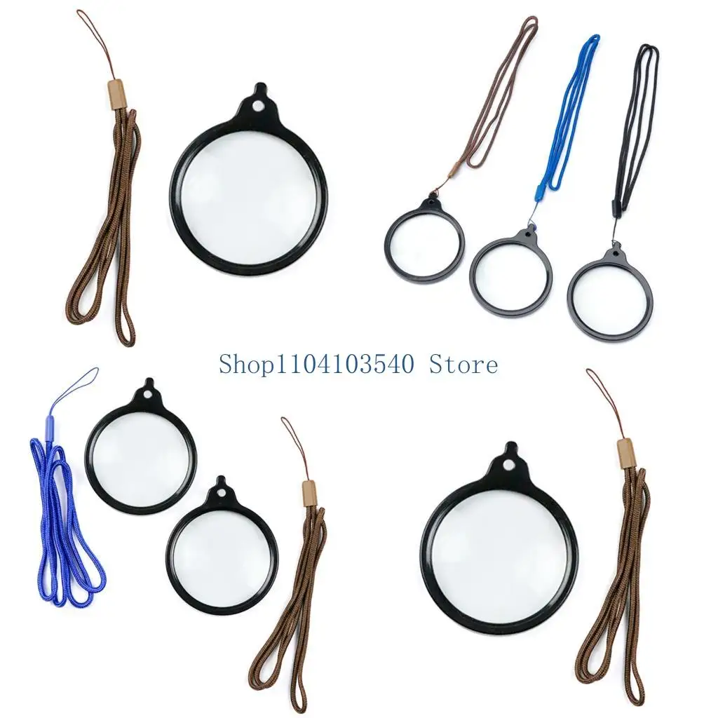 02DC ABS Construction Lens For Elderly Book Reading Craft Projects Student