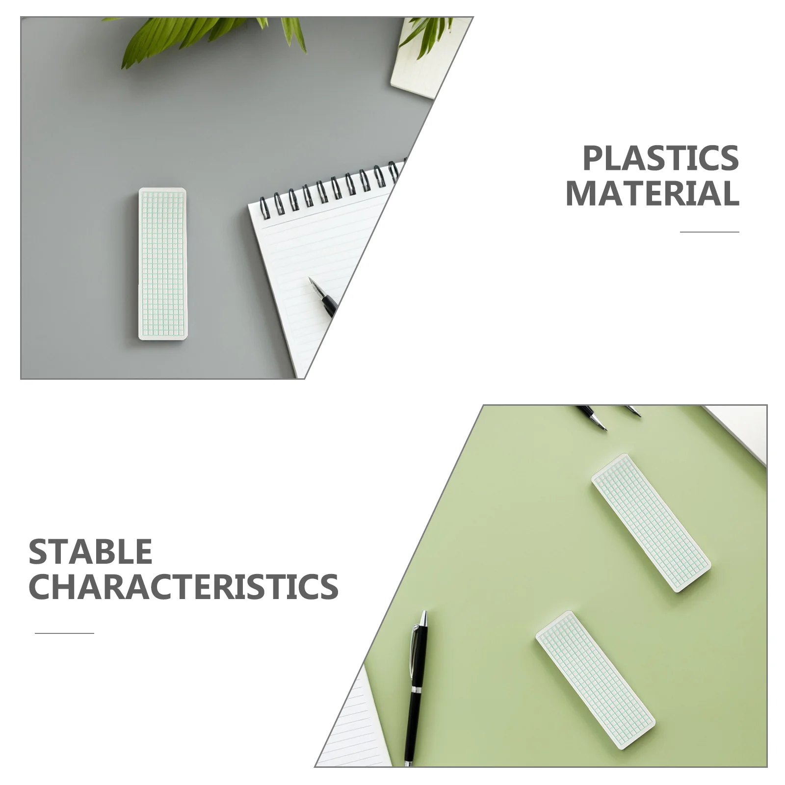 40 قطعة لوحات التعبئة الفرعية المحمولة التخزين للمنزل مكتب المدرسة اشي الشريط المنظم ورقة حامل الشريط بطاقات اشي البلاستيكية