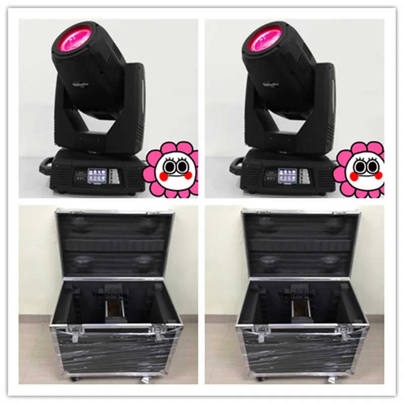 4 pieces with flightcase 17R Sharpy Beam 350W Moving Head Stage Lights On Sales Concert DJ Club Stage Lights