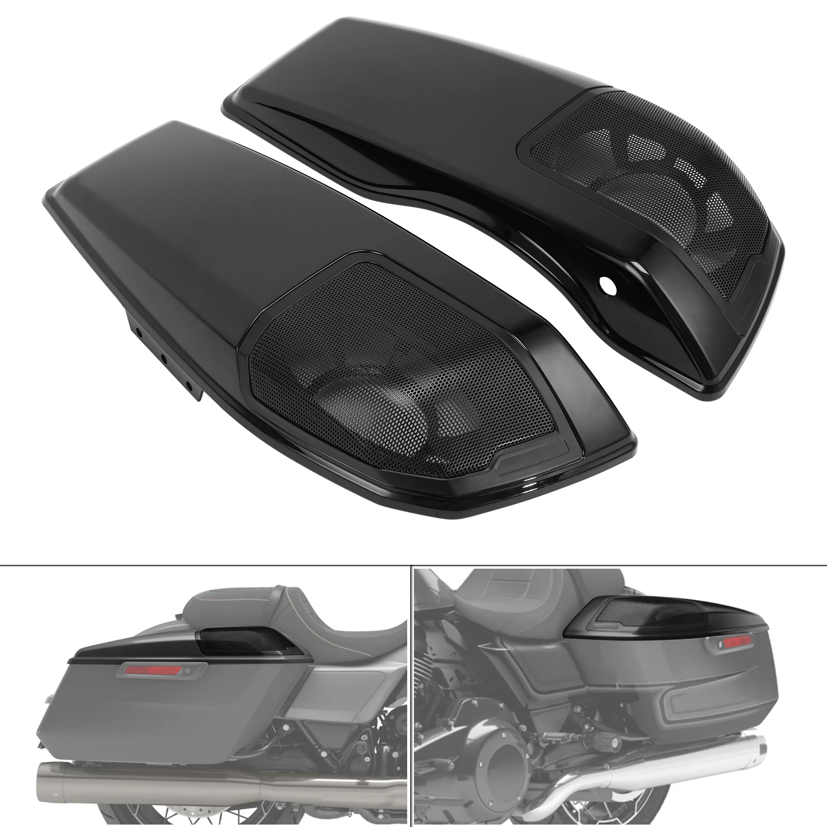 Pokrywy głośników do sakw 6x9 cali pasujące do Harley CVO Road Glide FLTRXSE 2023-2025 FLTRX FLHX Street Glide 2024-2025 — zdjęcie 3