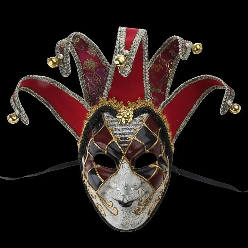 Wenecka maska ​​Mardi Gras Maska maskująca Halloween Wenecka maska ​​błazna dla mężczyzn