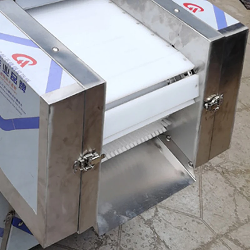 الفولاذ المقاوم للصدأ اللحوم الدواجن مكعب القاطع آلة التكعيب آلات تجهيز اللحوم لحم الخنزير الأضلاع آلة قطع الأسماك كاملة