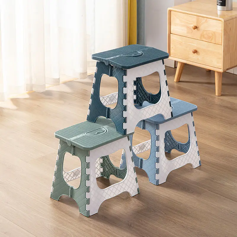 

Thickened Plastic Folding Furniture Stool Portable Mini Outdoor Adult Children Chair Bench Train Maza Change Shoe Fishing Stool