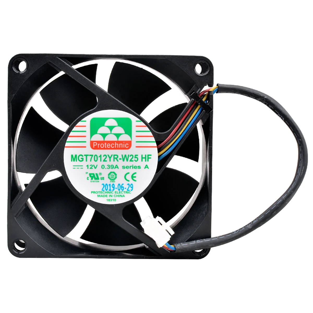 

MGT7012YR-W25 12 В 0,39 А 7025 блок питания серверного корпуса вентилятор охлаждения